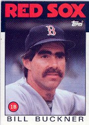 1986 Topps Baseball Cards      443     Bill Buckner